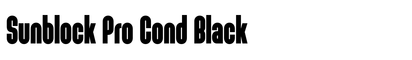 Sunblock Pro Cond Black
